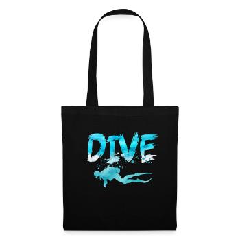 Diver Dive Divemaster Diving Diver Sea - Sac en tissu - noir - Devant
