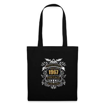 Made In 1967 Limited Edition Geburtstag Geschenk - Stoffbeutel - Schwarz - Vorne