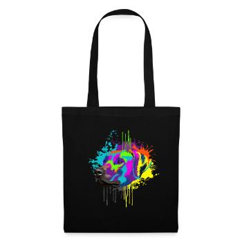 Splash Art Rhodesian Ridgeback Dog Lover Gift Idea - Tote Bag - black - Front