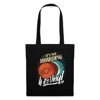 C’est Pas de la garde Si le vinyle est des plaques d’écharpe - Sac en tissu - noir - Devant