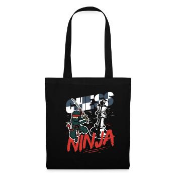 Funny Chess Player Piece Chess Ninja - Tote Bag - black - Front