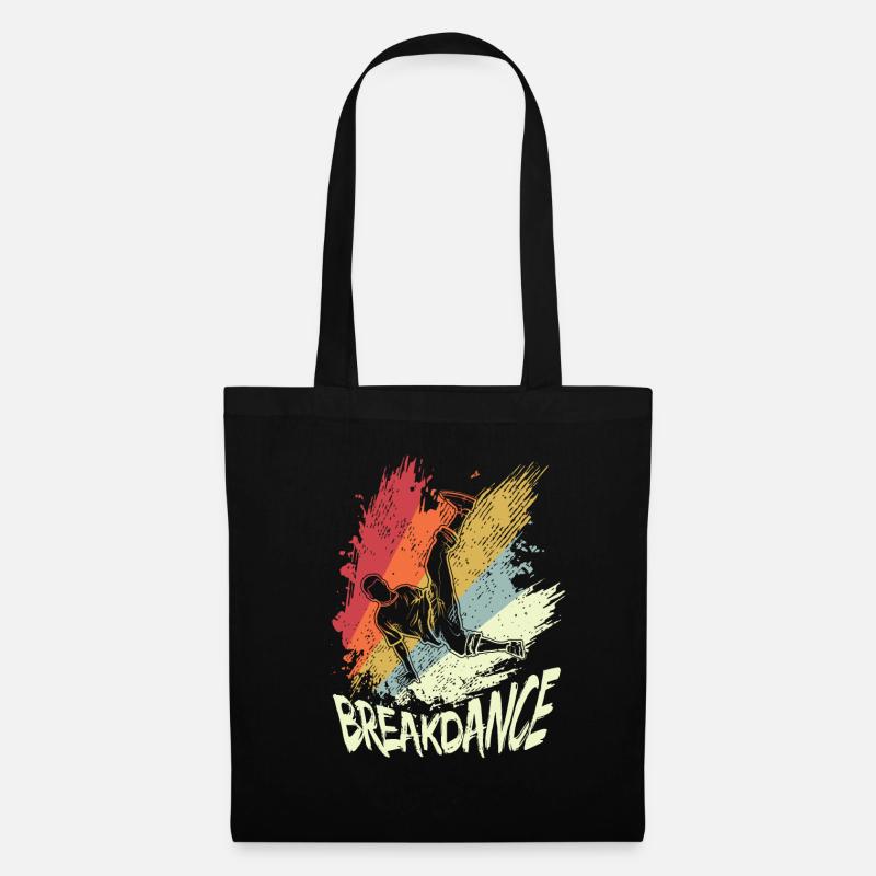 Breakdance Dance Battle Dancing B-Boy Danseurs - Sac en tissu - noir