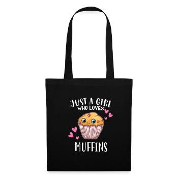 Stud Muffin Lover Just A Girl Who Loves Muffins - Tote Bag - black - Front
