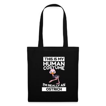 C’est mon costume humain, je suis vraiment une autruche - Sac en tissu - noir - Devant