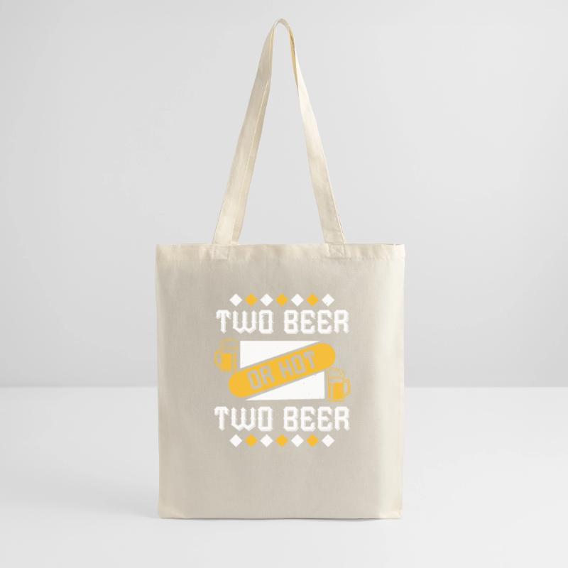 zwei Bier oder nicht zwei Bier Stoffbeutel