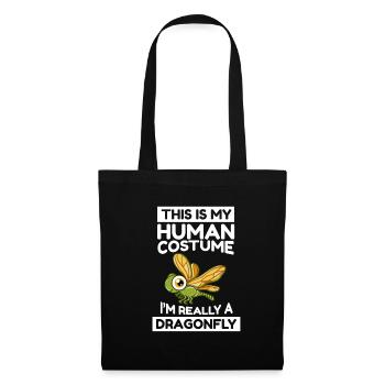 This Is My Human Costume I'm Really A Dragonfly - Tote Bag - black - Front