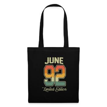 Millésime 30 juin anniversaire 1992 Athlètes - Sac en tissu - noir - Devant