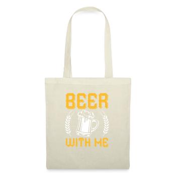 BIÈRE AVEC MOI - Sac en tissu - nature - Devant