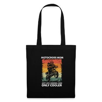 Motocross Mom Like A Normal Mom Only Cooler - Stoffbeutel - Schwarz - Vorne