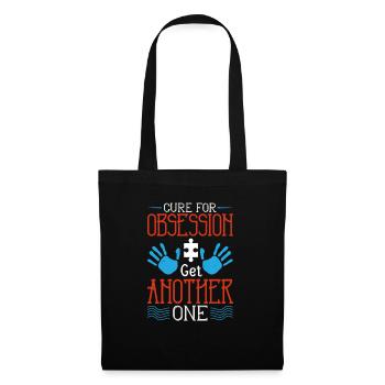 Remède contre l’obsession Obtenez-en un autre - Sac en tissu - noir - Devant