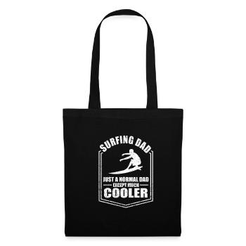 Surfing Dad Normal Dad Except Cooler Fathers Day - Tote Bag - black - Front
