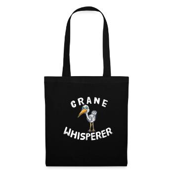 Grue Whisperer Grue Whisperer Bird Nerd - Sac en tissu - noir - Devant