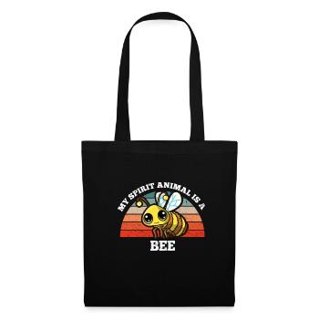 Retro Vintage My Spirit Animal Is A Bee - Tote Bag - black - Front