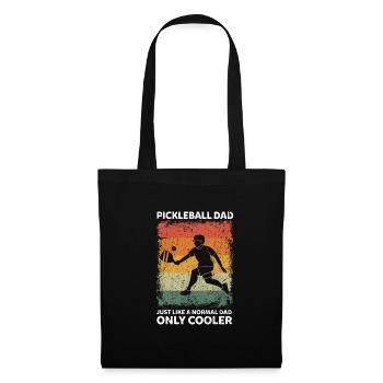 Pickleball Dad Like A Normal Dad Only Cooler - Stoffbeutel - Schwarz - Vorne