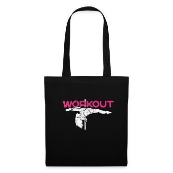 Poledancing Dancing Dancer Dance Sport Fitness - Sac en tissu - noir - Devant