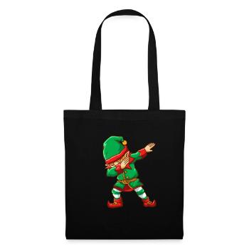 Funny Dabbing Elf Dab Dancing Christmas - Tote Bag - black - Front