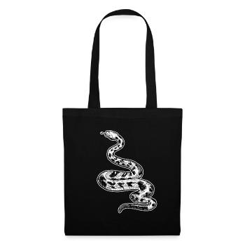 Serpents à sonnettes Serpents Reptiles Amateurs - Sac en tissu - noir - Devant