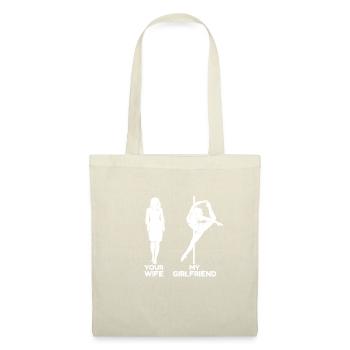Pole Danicing Petite amie Femme Danseuse Dansante - Sac en tissu - nature - Devant