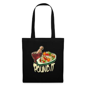 Pound It Green Spicy Thai Papaya Salad - Tote Bag - black - Front