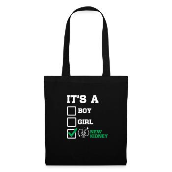 New Kidney Organ Surgery Transplant Recipient - Tote Bag - black - Front