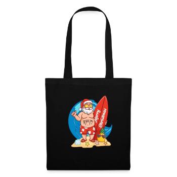 Joyeux Noël Weihnachten Santa Nikolaus Noël - Sac en tissu - noir - Devant