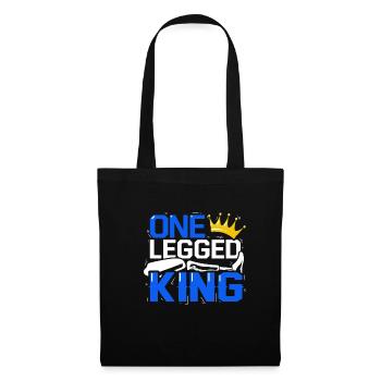 One Legged King Prosthetic Amputation Disability - Tote Bag - black - Front