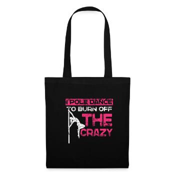 Pole Dance Dictons Danse Danse Pole Dance - Sac en tissu - noir - Devant