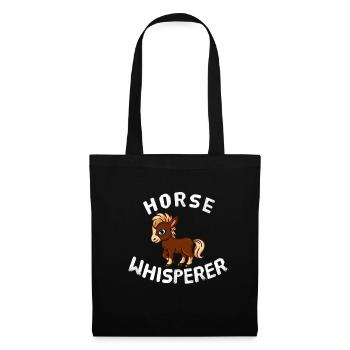 Horse Lover Horse Whisperer Horse Back Riding - Tote Bag - black - Front