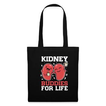 Kidney Buddies For Life Organ Donor Recipient - Tote Bag - black - Front