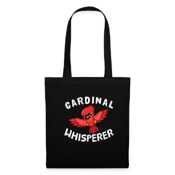 Cardinal Whisperer Ornithologue Cardinal - Sac en tissu - noir - Devant