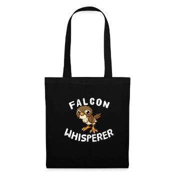 Funny Falcon Lover Falcon Whisperer Birder - Tote Bag - black - Front