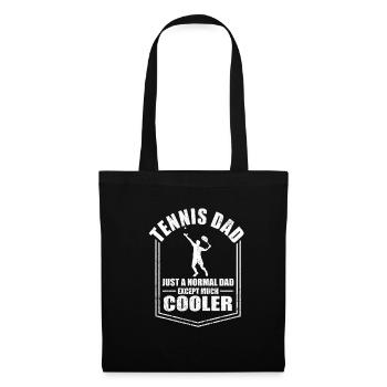 Tennis Papa Juste Un Papa Normal Mais Cool Fête des Pères - Sac en tissu - noir - Devant