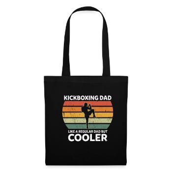 Kickboxing Dad Like A Regular Dad But Cooler - Stoffbeutel - Schwarz - Vorne
