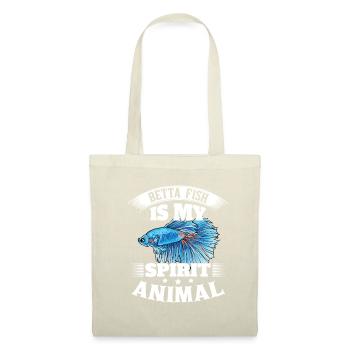 Betta Fish Is My Spirit Animal Siamesischer Kampff - Stoffbeutel - Natur - Vorne