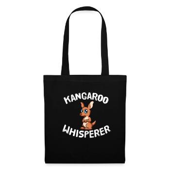 Funny Kangaroo Lover Kangaroo Whisperer - Tote Bag - black - Front