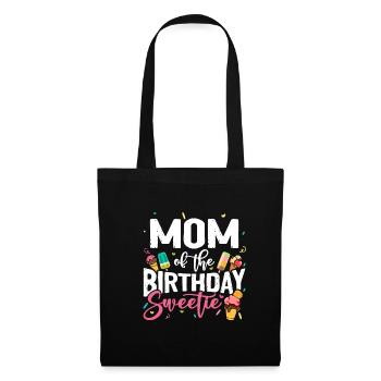 Ice Cream Party Maman Anniversaire B-Day - Sac en tissu - noir - Devant