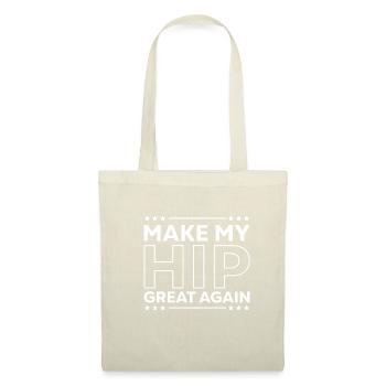 Make My Hip Great Again Accident Patient Hospital - Sac en tissu - nature - Devant