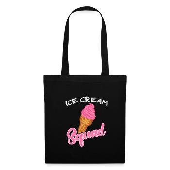 Ice Cream Squad Ice Cream Lover Birthday Crew - Tote Bag - black - Front