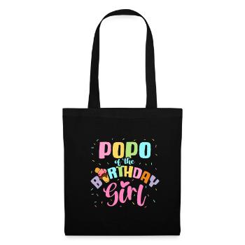 Ice Cream Party Grandpa Popo Of The Birthday Girl - Tote Bag - black - Front