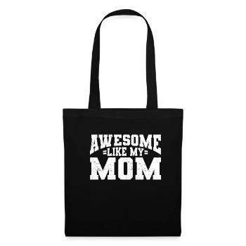 Muttertag Mama Geschenkidee Sohn Tochter Sprüche - Stoffbeutel - Schwarz - Vorne