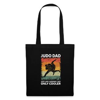 Judo Papa Lustige Vater Sprüche Vatertag - Stoffbeutel - Schwarz - Vorne