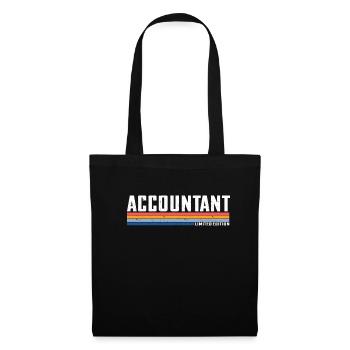 Drôle de dicton comptable Impôts de bureau des impôts - Sac en tissu - noir - Devant