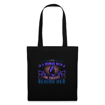A bride is a woman with a fine prospect of - Tote Bag - black - Front