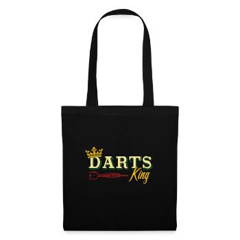 Darts king darts player - Tote Bag - black - Front