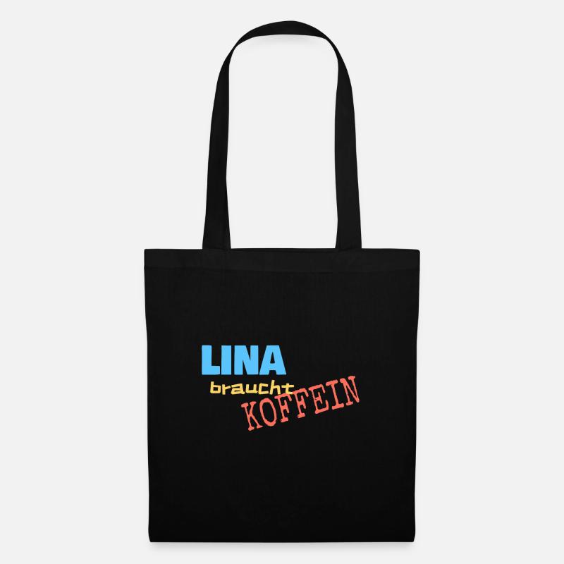 Lina - Stoffbeutel - Schwarz