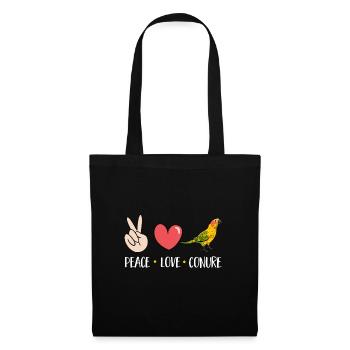 Molinasittich Parrot Bird Sun Parakeet - Tote Bag - black - Front