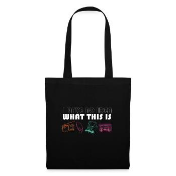 Funny 70s 80s I Have No Idea What This Is Retro - Tote Bag - black - Front