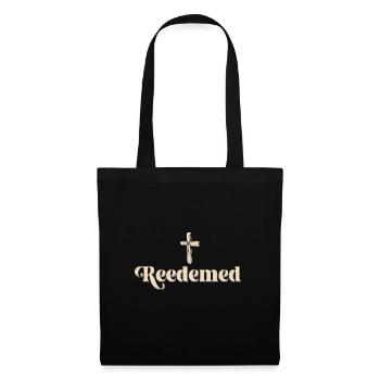 Redeemed Religious Christian Jesus Holy Cross - Tote Bag - black - Front
