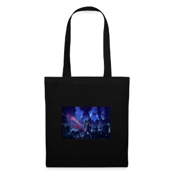 Le cimetière - Sac en tissu - noir - Devant
