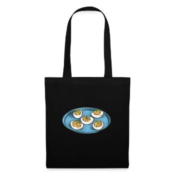 Oeufs farcis Oeufs farcis - Sac en tissu - noir - Devant
